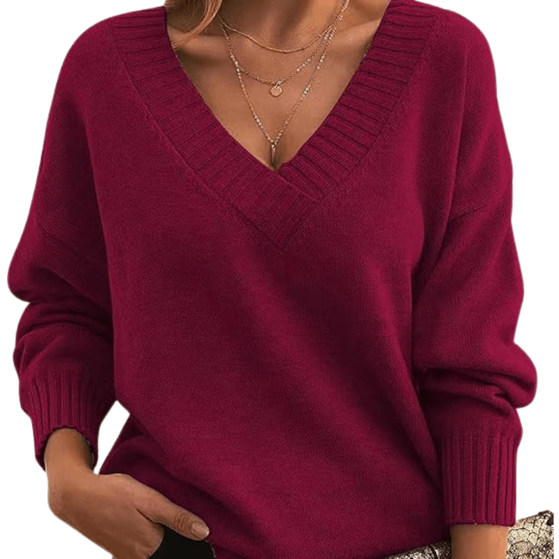 Women’s Classic V-Neck Pure Cashmere Pullover
