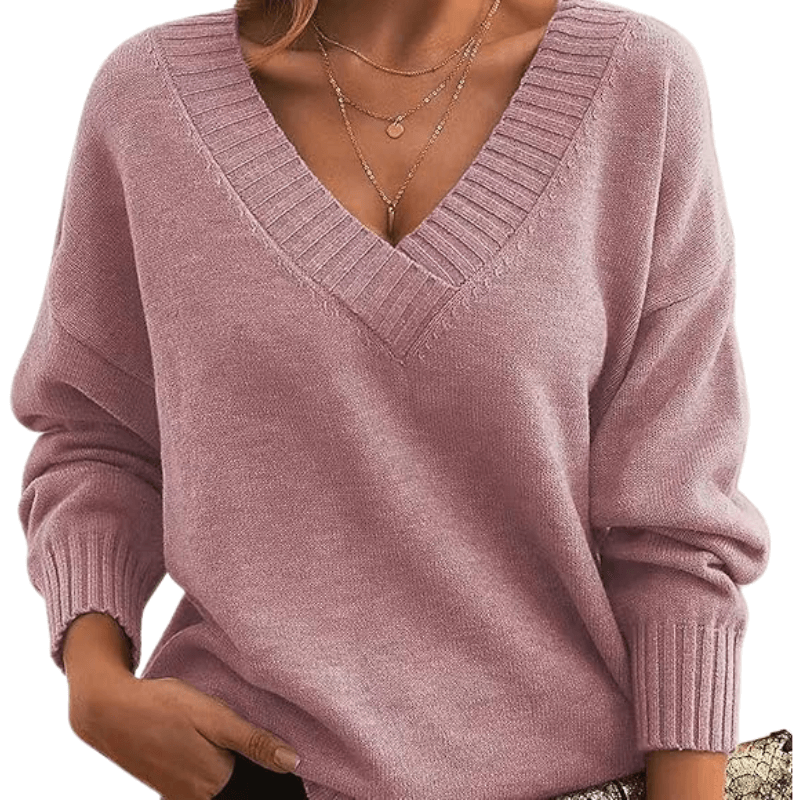 Women’s Classic V-Neck Pure Cashmere Pullover