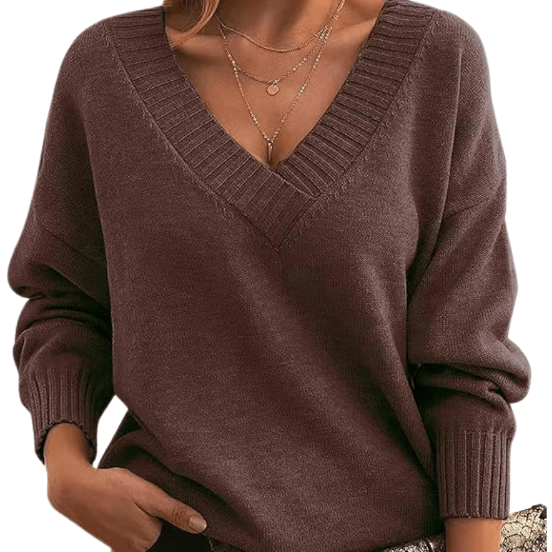 Women’s Classic V-Neck Pure Cashmere Pullover