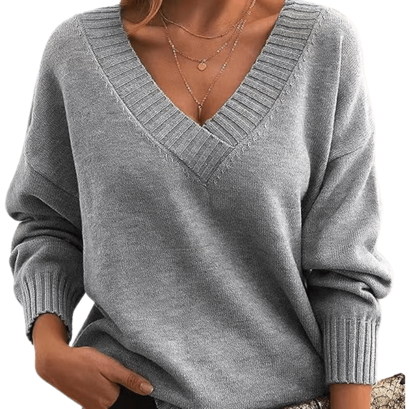 Women’s Classic V-Neck Pure Cashmere Pullover