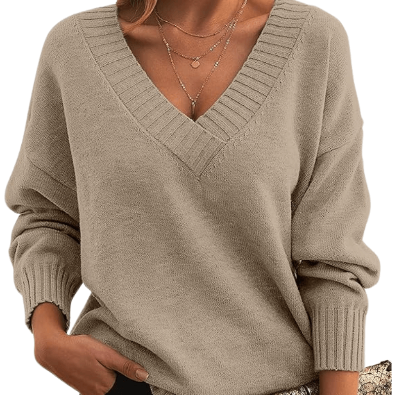 Women’s Classic V-Neck Pure Cashmere Pullover