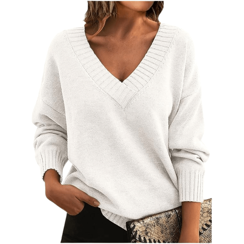 Women’s Classic V-Neck Pure Cashmere Pullover