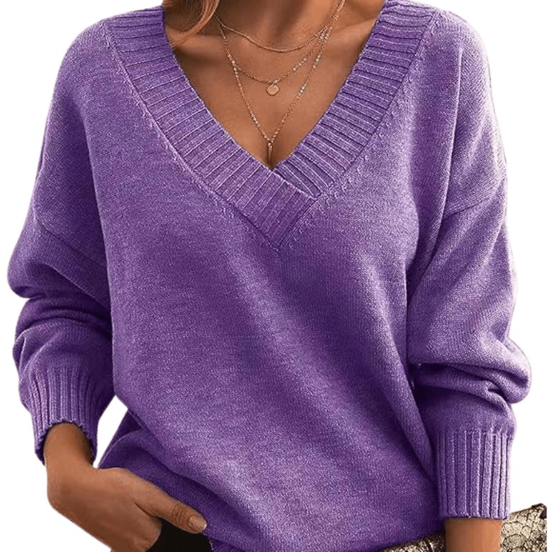 Women’s Classic V-Neck Pure Cashmere Pullover