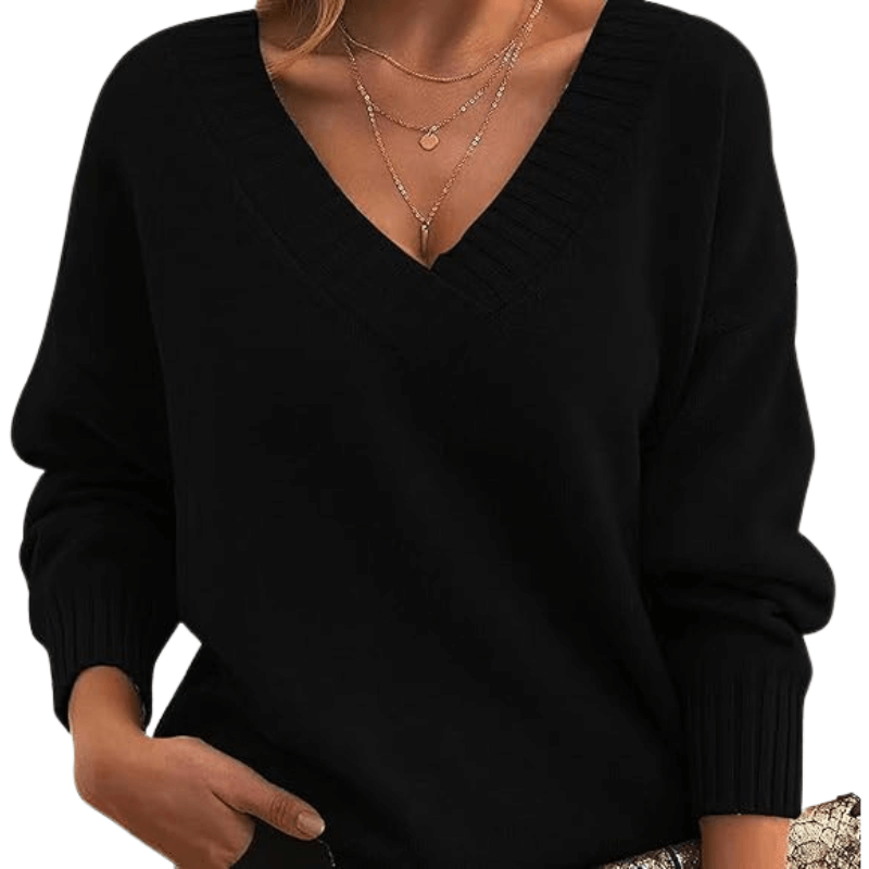 Women’s Classic V-Neck Pure Cashmere Pullover