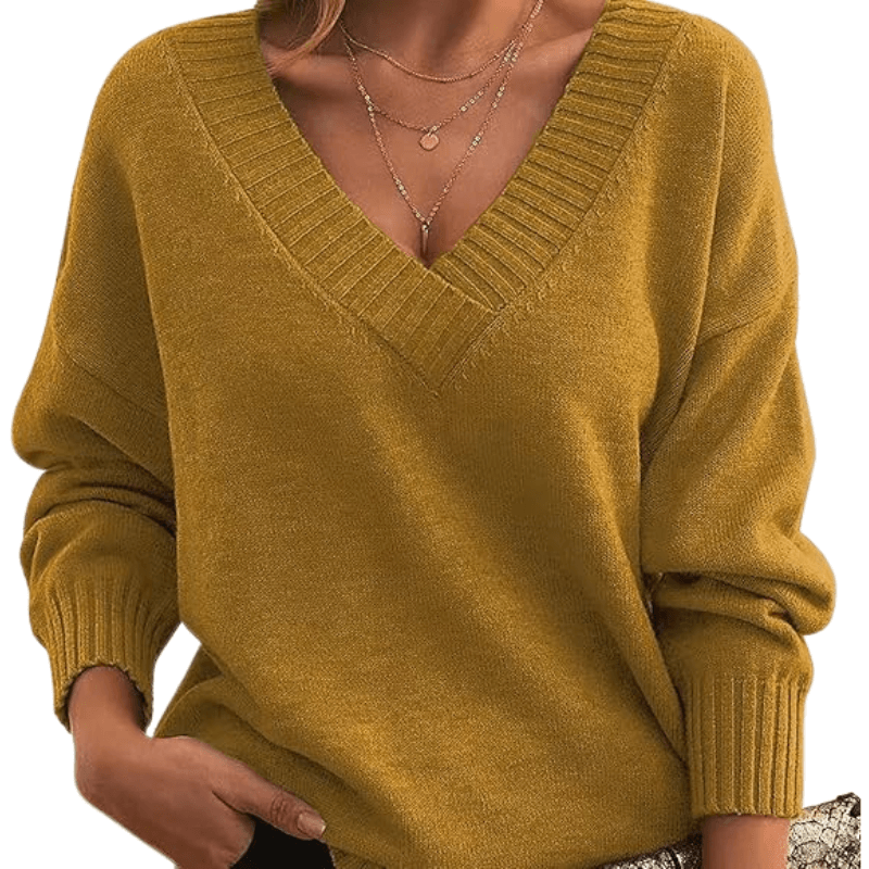 Women’s Classic V-Neck Pure Cashmere Pullover