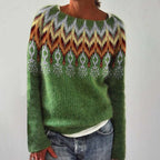 Women’s Elegant Cashmere Fair Isle Sweater