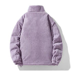 Bordeaux Quilted Corduroy Jacket