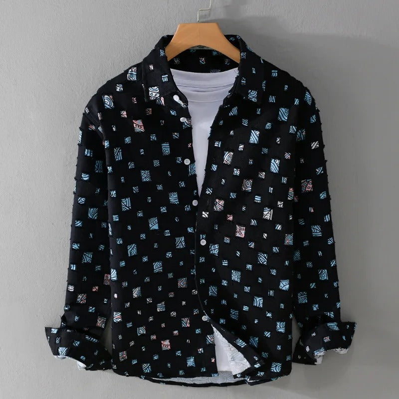 Rowan Frayed Denim Shirt