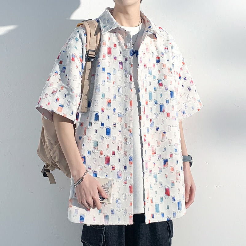 Men’s Marenzi Patterned Shirt