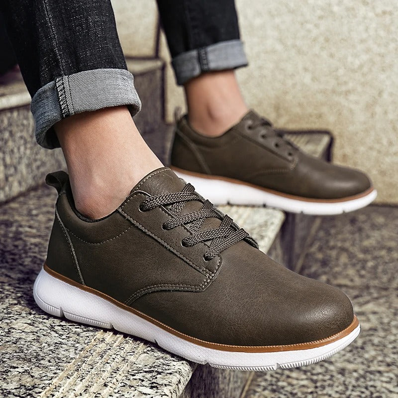 Ardley Leather Lace-Up Sneaker