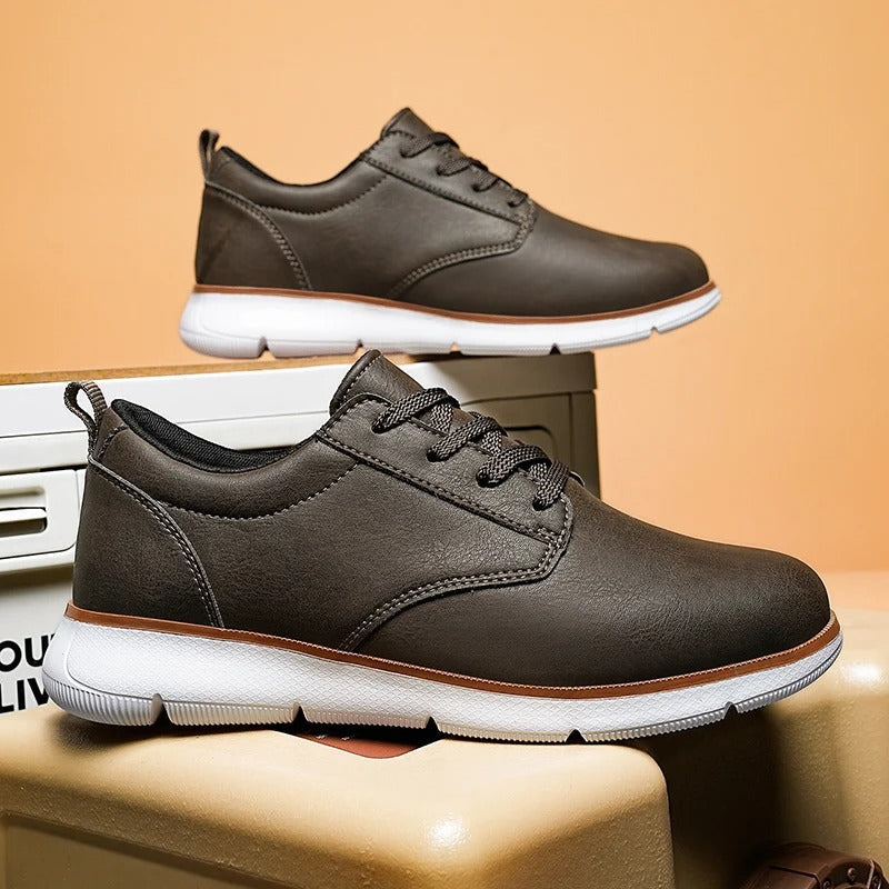 Ardley Leather Lace-Up Sneaker