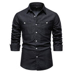 Mercer Slim-Fit Denim Shirt