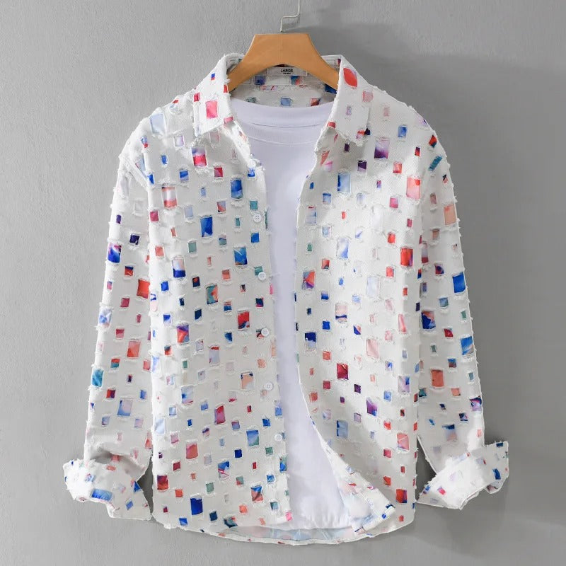 Rowan Frayed Denim Shirt