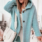 Women’s Luxury Cashmere Hooded Sweater Cardigan