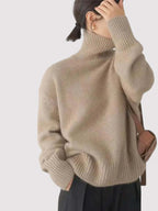 Emilia Cashmere Turtleneck Sweater