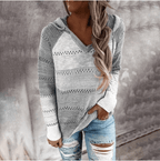 Women’s Cashmere Striped Knit Sweater
