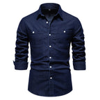 Mercer Slim-Fit Denim Shirt