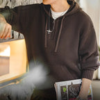 Kyoto Textured Knit Hoodie