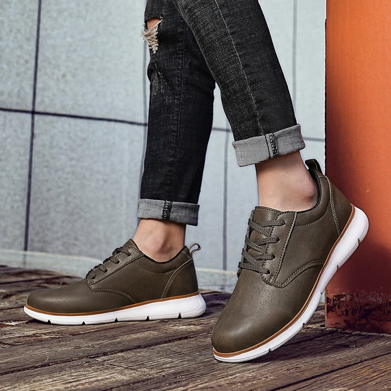 Ardley Leather Lace-Up Sneaker