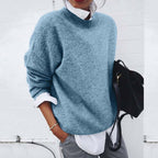 Aurelia Pure Cashmere Crewneck Sweater