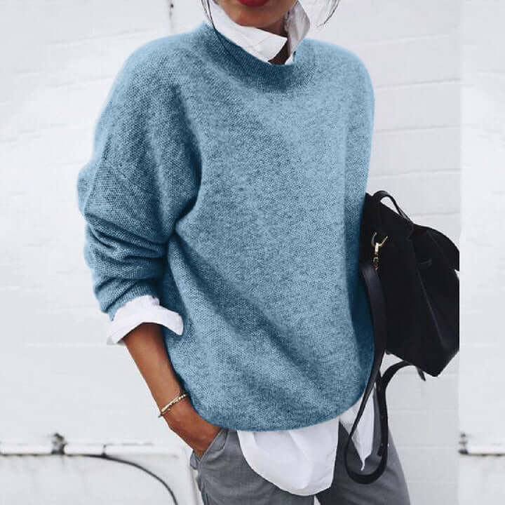 Aurelia Pure Cashmere Crewneck Sweater