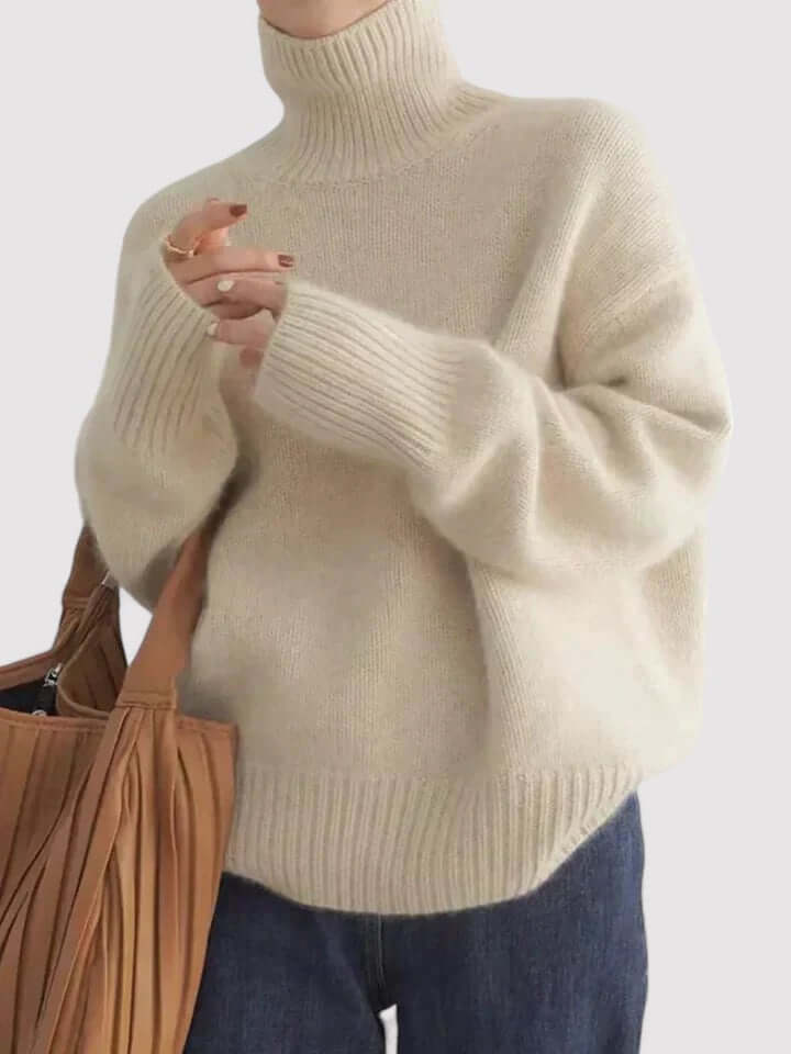 Emilia Cashmere Turtleneck Sweater