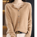 Livia Cashmere V-Neck Cardigan