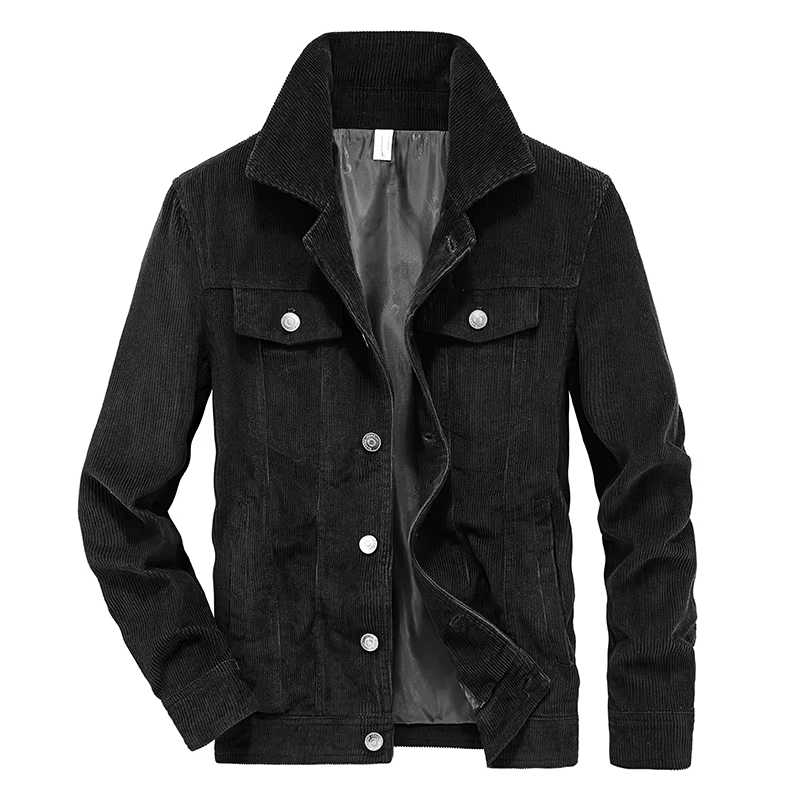 Vintage Corduroy Button-Up Jacket