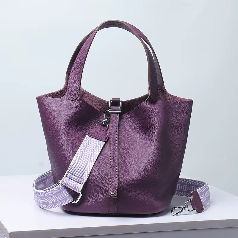 Women’s Elenora Textured Sheepskin Leather Handbag
