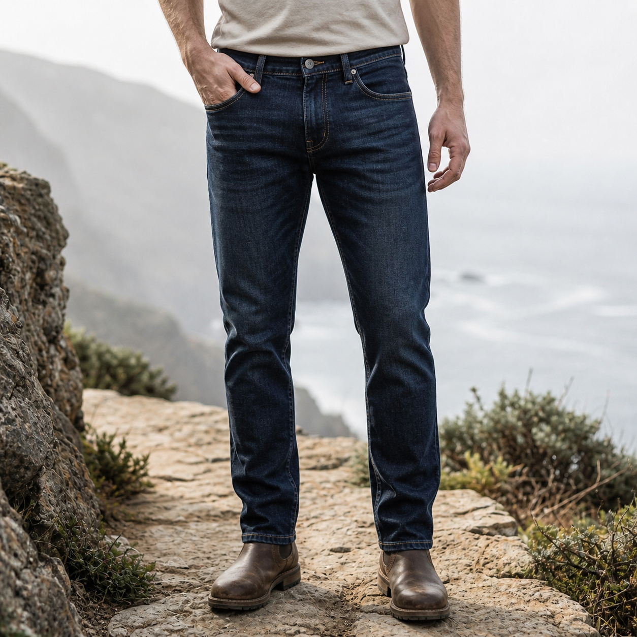 Brixton Straight Leg Stretch Jeans