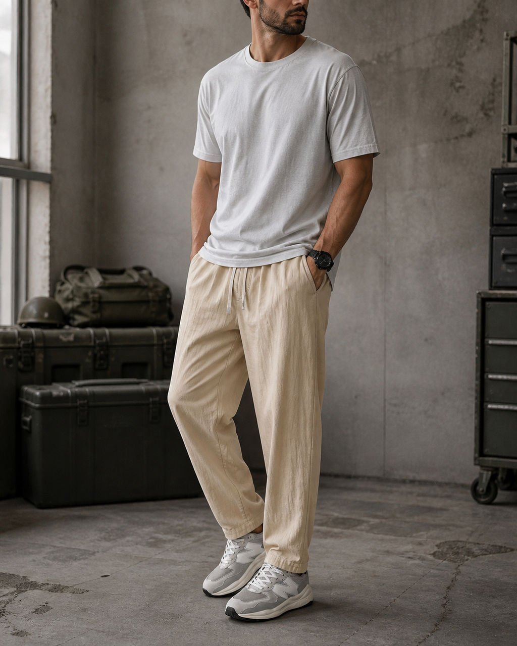 Kyoto Wide Leg Linen Pants