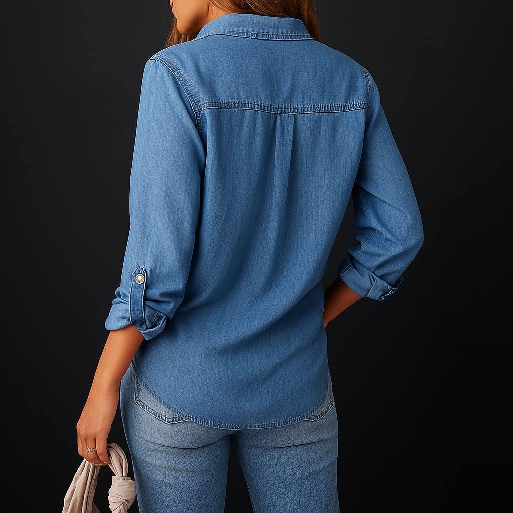 Women’s Elora Denim Button-Down Shirt