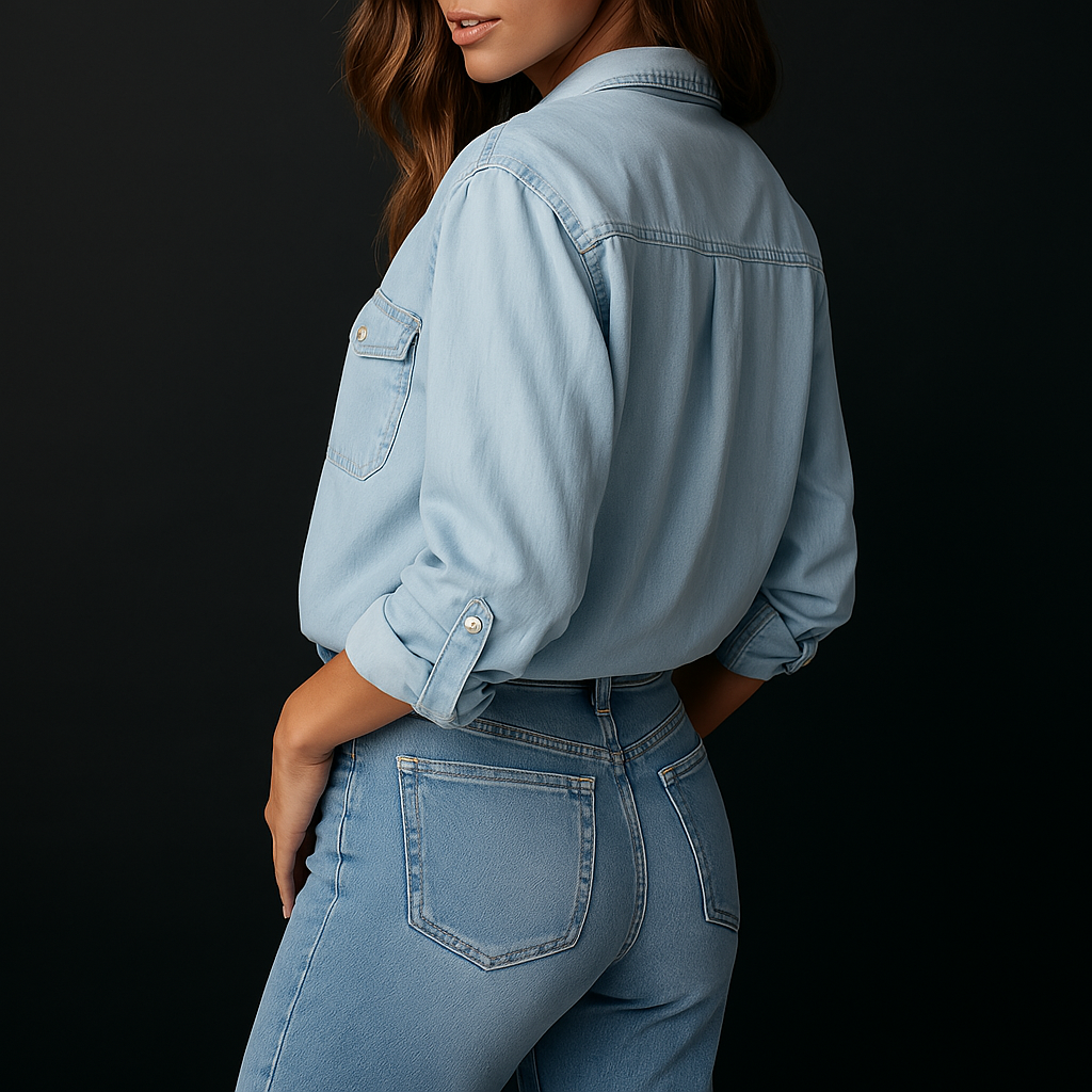 Women’s Elora Denim Button-Down Shirt