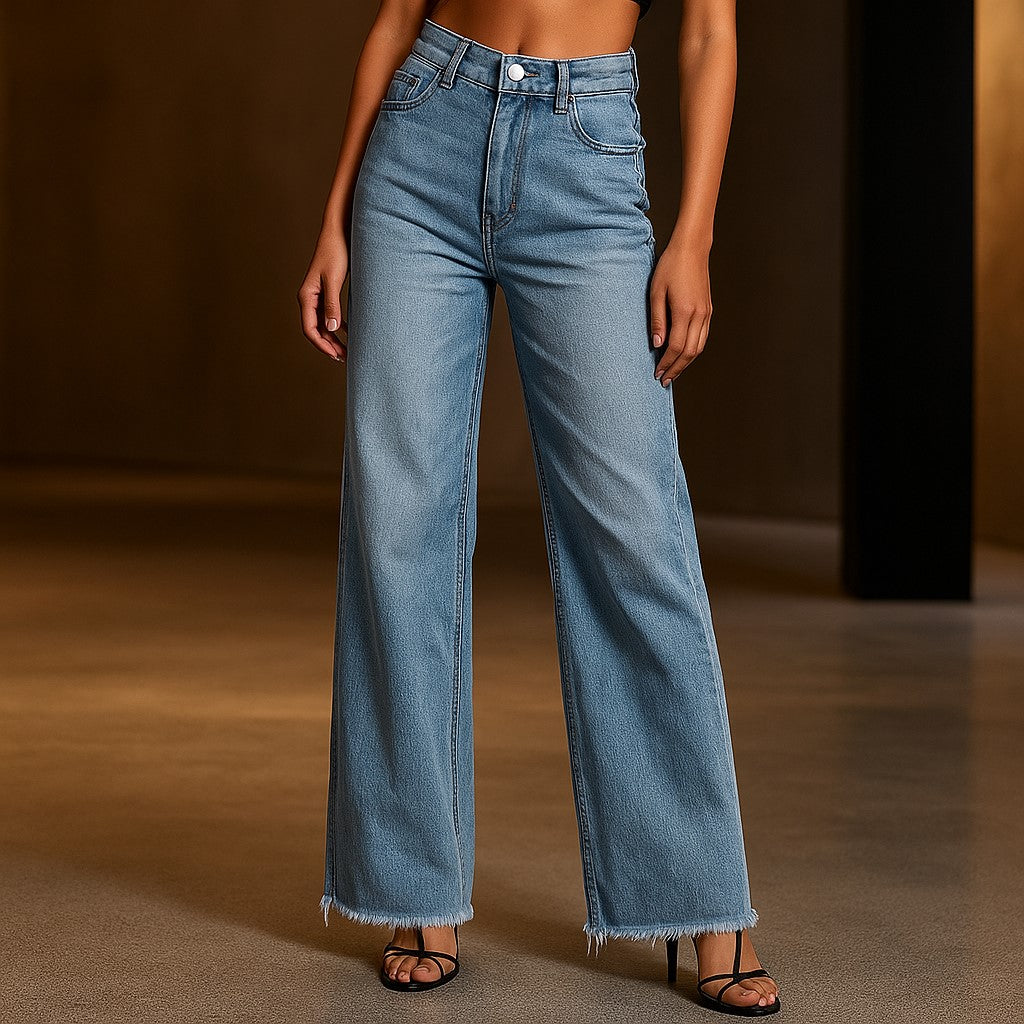 Women’s Marlow High-Rise Wide-Leg Jeans