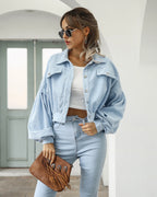 Calvi Cropped Corduroy Blend Jacket