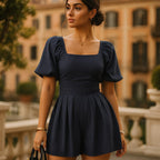 Coralie Structured Romper