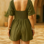 Coralie Structured Romper