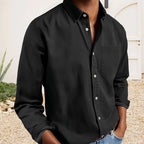Men’s Delano Textured Cotton Shirt
