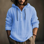 Men’s Corbin Cotton-Linen Hoodie
