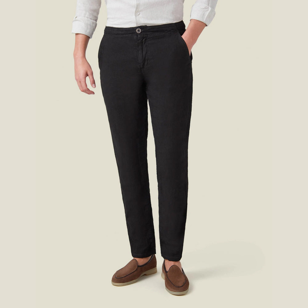 Men’s Calder Linen Straight-Leg Pants