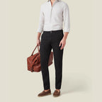 Men’s Calder Linen Straight-Leg Pants
