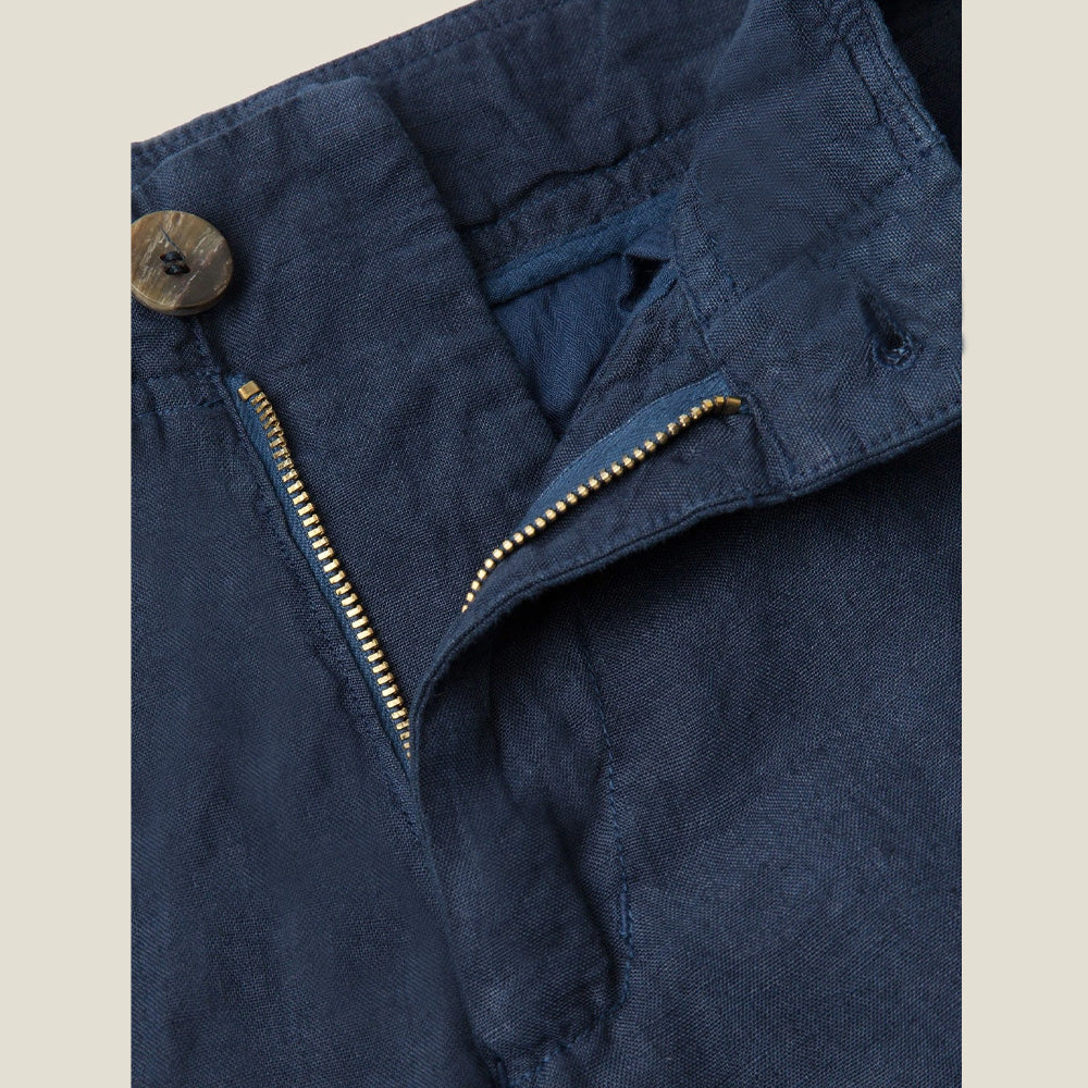 Men’s Calder Linen Straight-Leg Pants
