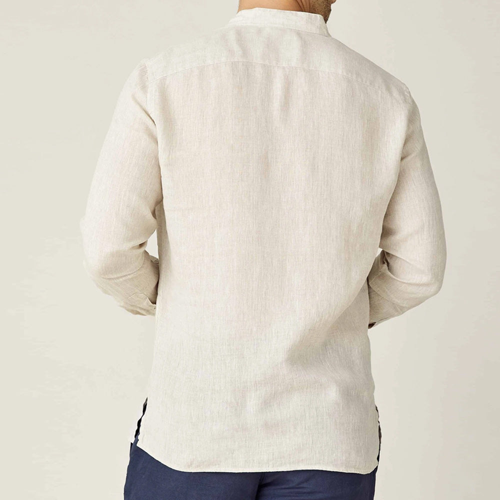 Men’s Laurent Linen Henley Shirt