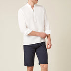 Men’s Laurent Linen Henley Shirt