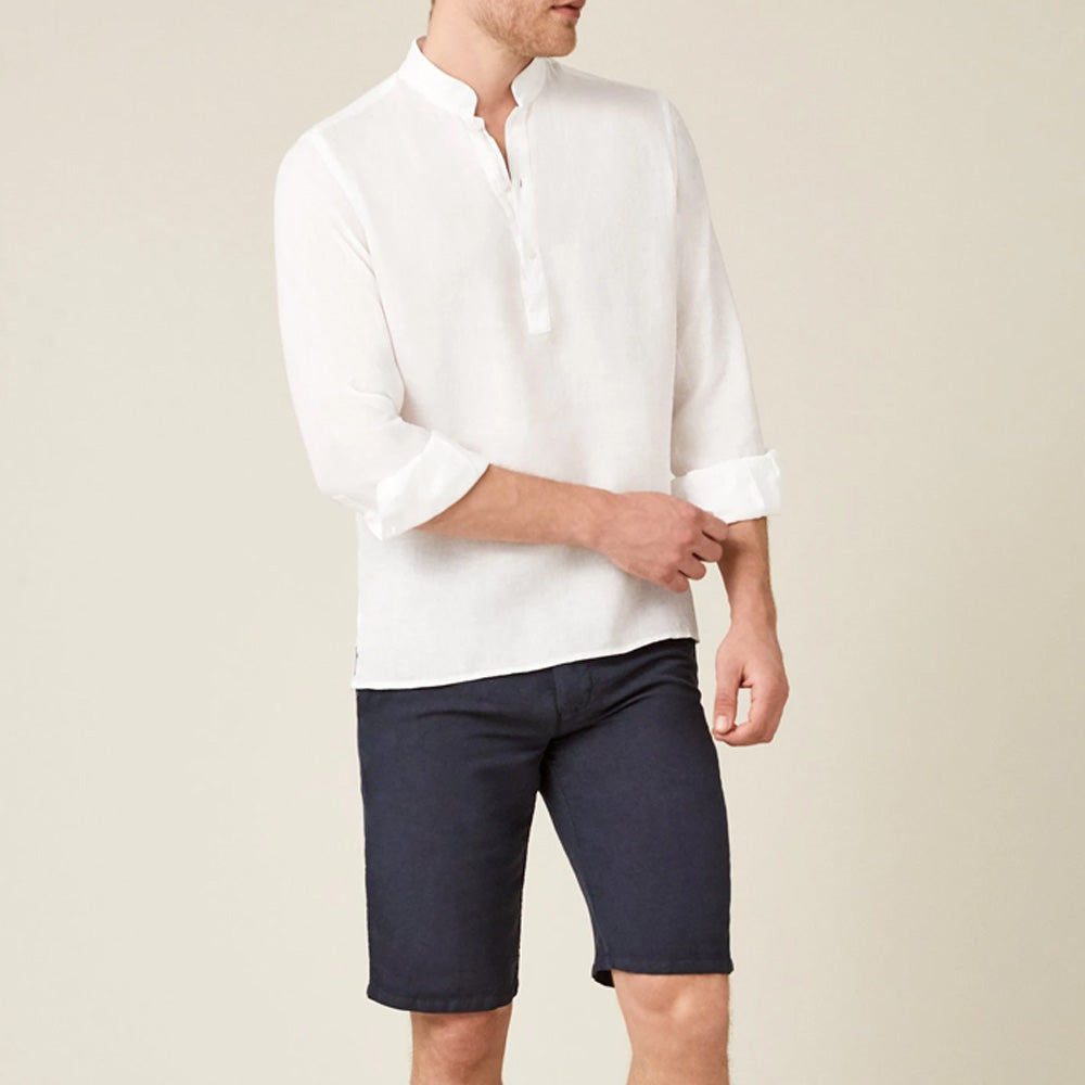 Men’s Laurent Linen Henley Shirt
