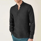 Men’s Laurent Linen Henley Shirt