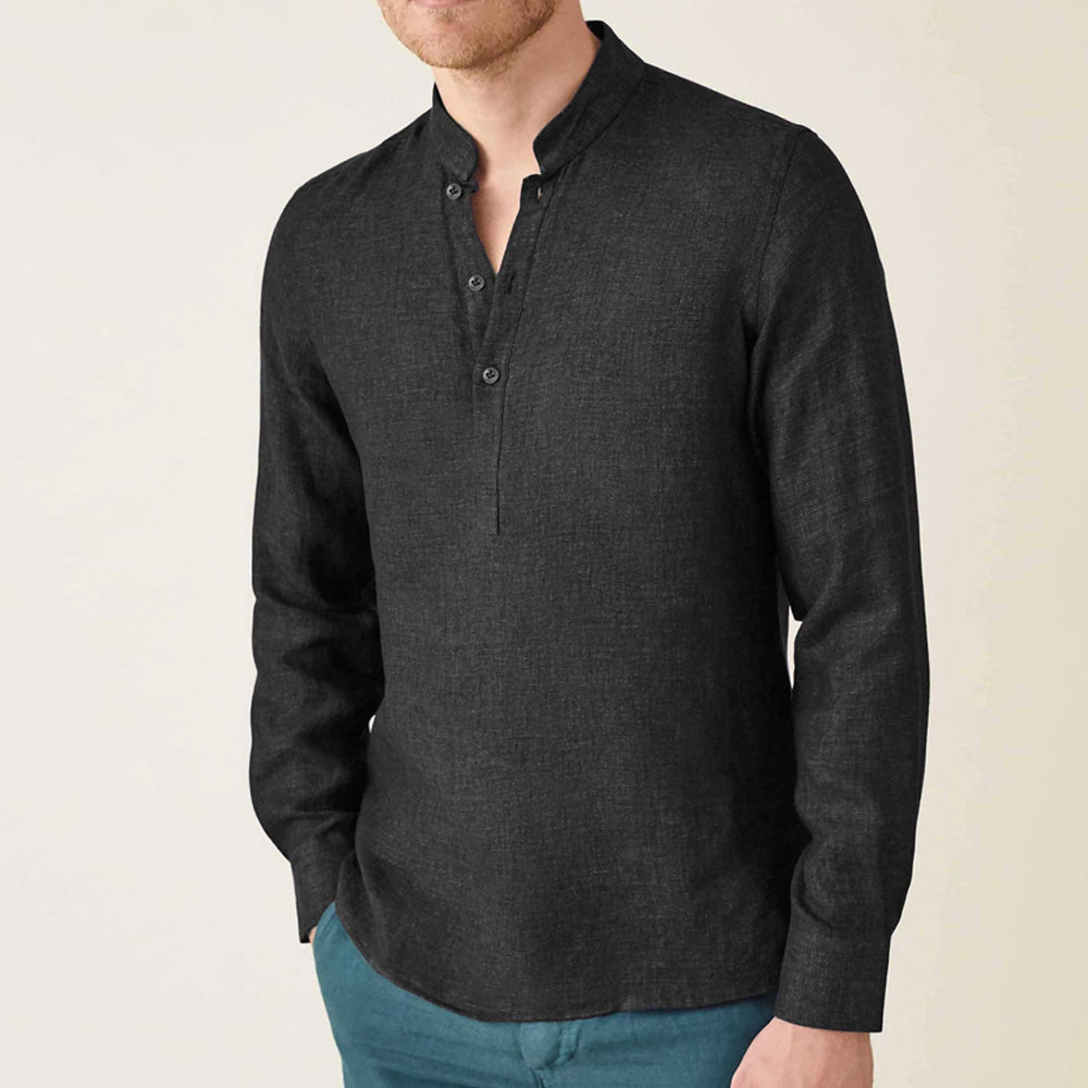 Men’s Laurent Linen Henley Shirt