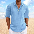Ellery Solid Linen Button Shirt