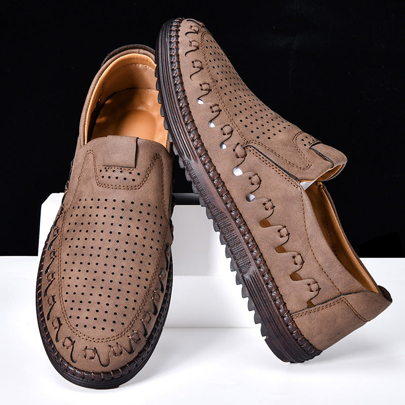 Aldric Hand-Stitched Leather Loafers
