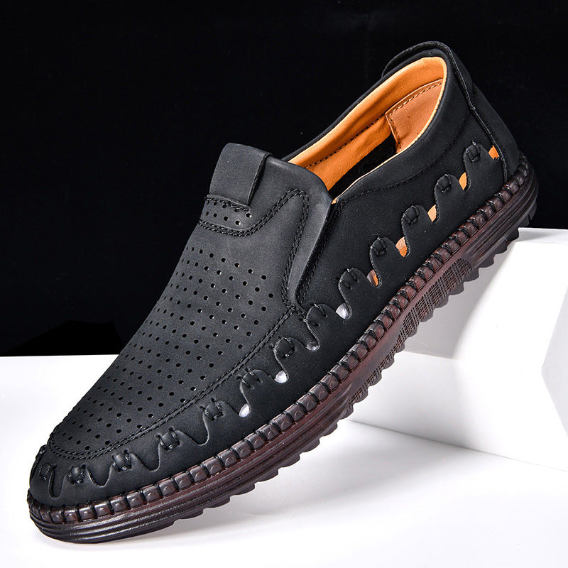 Aldric Hand-Stitched Leather Loafers